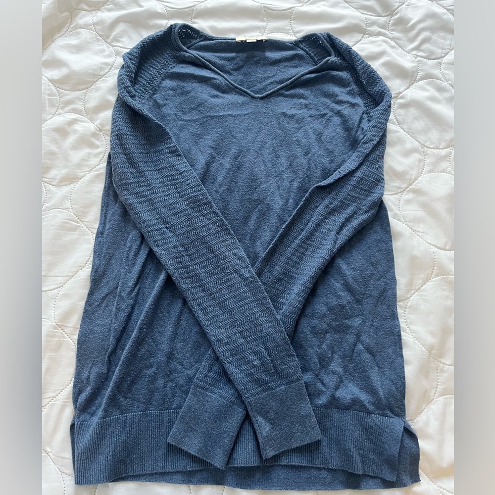 LOFT Blue Tunic Sweater